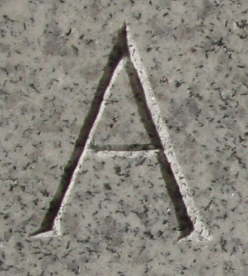letter A by S. Lindsay